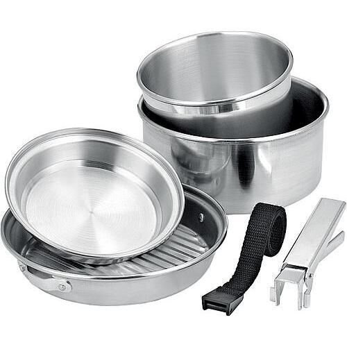 Campingaz Campingaz Trekking Geschirrset Aluminium 5-tlg., silber