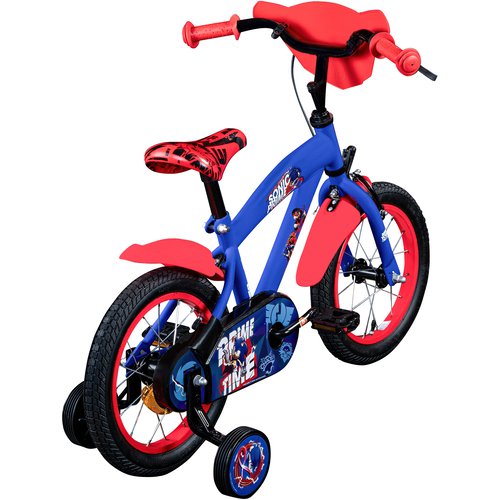 Volare Sonic Kinderfahrrad 14 Zoll Jungen Mädchen 100 - 115 cm Fahrrad ab ca. 3,5 Jahre mit Stützräder und Rücktrittbremse