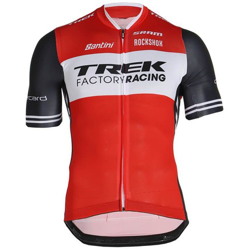 Santini TREK FACTORY RACING 2019 Kurzarmtrikot, für Herren