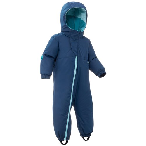 Wedze Schneeanzug Skianzug Baby - 500 Warm blau