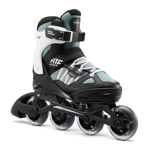 Oxelo Inline Skates Inliner Fitness FIT 5 Kinder rosa/khaki