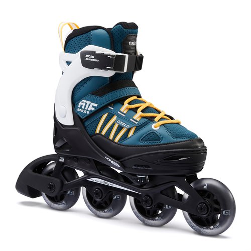 Oxelo Inline Skates Inliner Fitness FIT 5 Racing Kinder blau