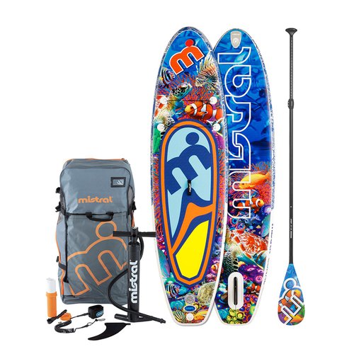 Mistral SUP Set Stand up Paddle aufblasbar DSFL 10´5 Mistral Coral