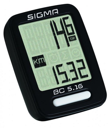 Sigma BC 5.16 Fahrrad Computer schwarz