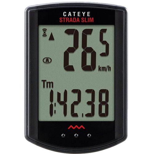 Cateye Radcomputer Strada Slim, Fahrradcomputer, Fahrradzubehör