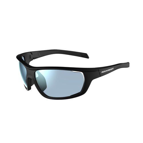 Rockrider Sonnenbrille Perf 100 Photochrom schwarz/blau Kat. 1>3