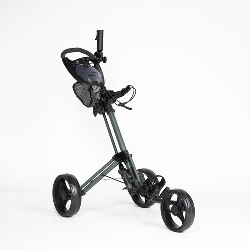 Inesis Golftrolley 900 3-Rad kompakt - khaki