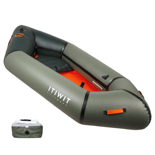 Itiwit Kajak Packraft 100 aufblasbar Fluss TPU 1-Sitzer - PR100