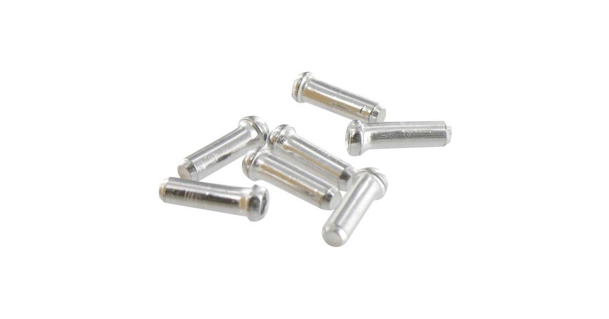 Var Cable End Caps 200 Units Silber 1820 mm