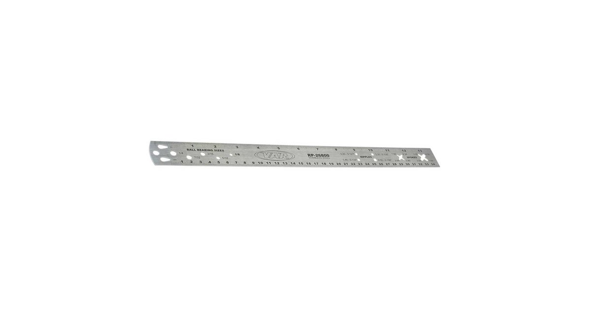 Var Spoke And Nipple Gauge Silber