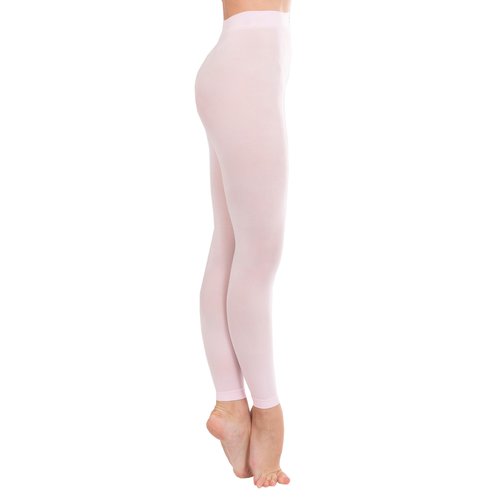 Domyos Ballettstrumpfhose Tanzleggings ohne Fuss Mädchen - rosa