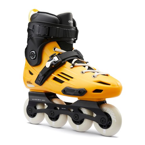 Oxelo Inline Skates Inliner Freeride MF500 Erwachsene gelb