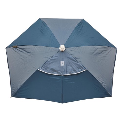 Decathlon Strandmuschel UPF50+ Ecodesign - Iwiko 180 für 3 Personen blau