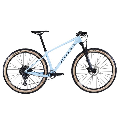 Rockrider Mountainbike Cross Country 29 Zoll Carbonrahmen Recon Race 740 blau