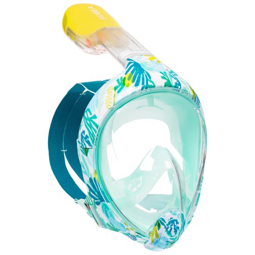 SUBEA Schnorchelmaske für Kinder (6–10 Jahre) - Easybreath XS koralle/weiss