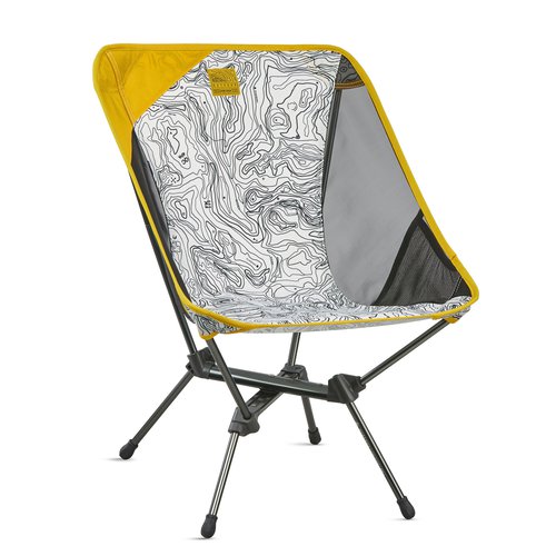 QUECHUA Campingstuhl niedrig MH500 ultraleicht kompakt grau/gelb Limited Edition
