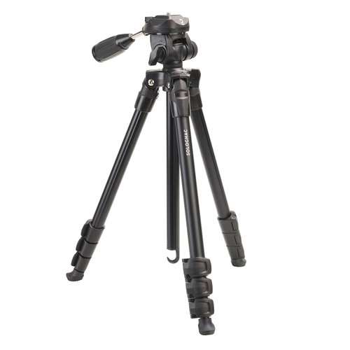 Solognac Stativ für Fernrohr/Kamera Aluminium verstellbar schwarz