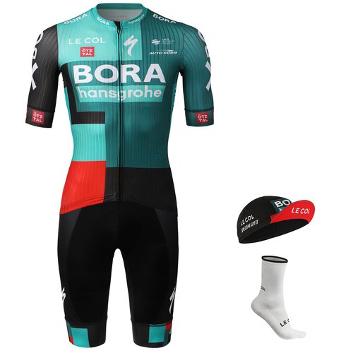 Le Col Maxi-Set (4 Teile) BORA-hansgrohe Race 2022, für Herren, Fahrradbekleidung