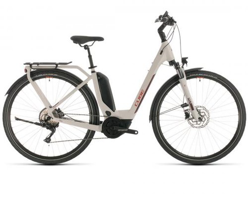 Cube Touring Hybrid Pro 500 Easy Entry - Elektro Trekking Bike 2020 | grey n red