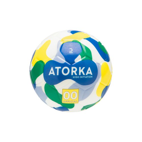 Atorka Kinder Handball Größe 00 - H100 blau/gelb/grün