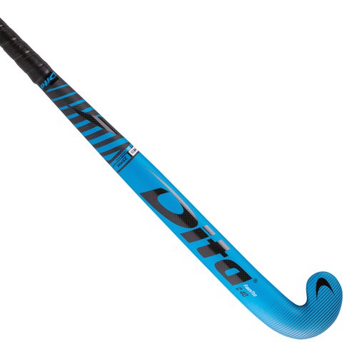 Dita Feldhockeyschläger FiberTecC40 Mid Bow 40% Carbon Fortgeschrittene blau