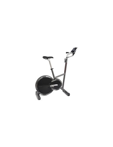 Stil-fit Stil-Fit Ergometer SFE-012, der vernetzte Hometrainer , schwarz, Holzblende aus Esche schwarz lackiert