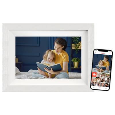 Braun Phototechnik DigiFrame 10W WiFi Digitaler WiFi-Bilderrahmen 25.7 cm 10.1 Zoll EEK: C (A - G) 1280 x 800 Pixel 32 GB Weiß