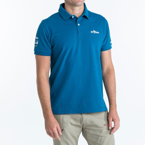 Tribord Poloshirt kurzarm Segeln Sailing 100 Herren blau FFV