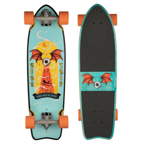 OXELO Longboard Fish 500 150mm Ufo Trip