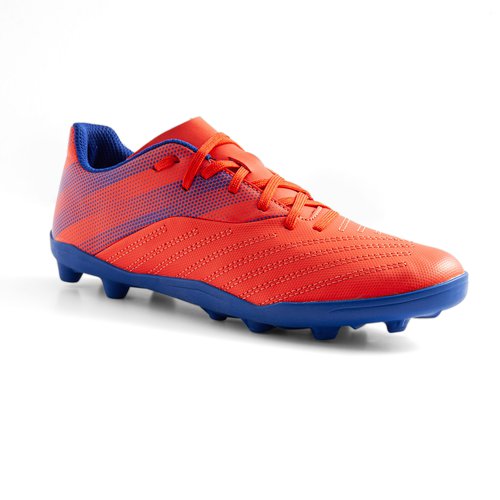 Kipsta Kinder Fussballschuhe Agility 140 FG rot/blau