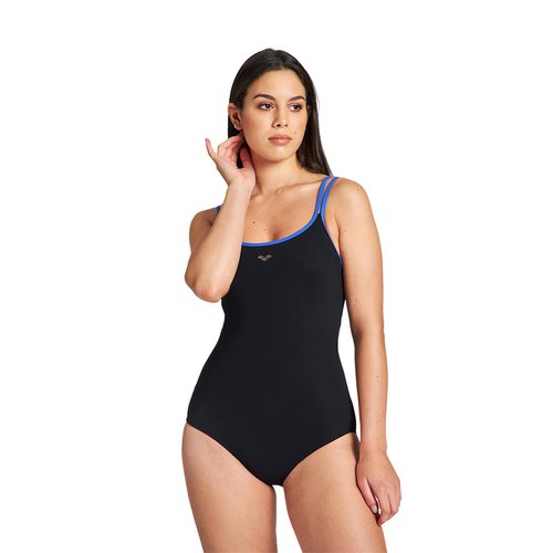 Arena Badeanzug Arena Emily Crossback figurformend Damen schwarz