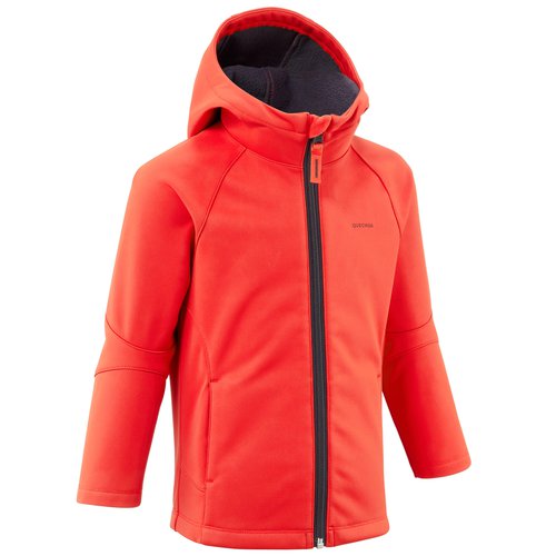 Quechua Softshelljacke Wandern MH550 Kleinkinder Jungen Gr. 92–116 orange