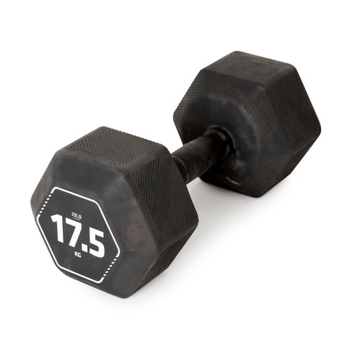 CORENGTH Hantel Krafttraining Crosstraining Hex Dumbbell 17,5 kg - schwarz