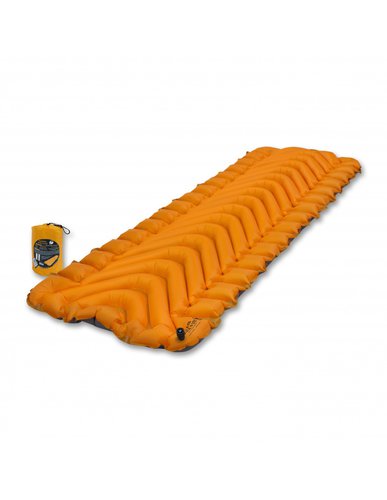 Klymit Isomatte Insulated Static V Lite Mattenvariante - Aufblasbar, Mattenfarbe - Orange, Mattengröße -  60 x 185 cm, Mattenstärke - 6 cm,