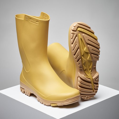 SOLOGNAC Gummistiefel INVERNESS 100 Damen PVC leicht, gelb