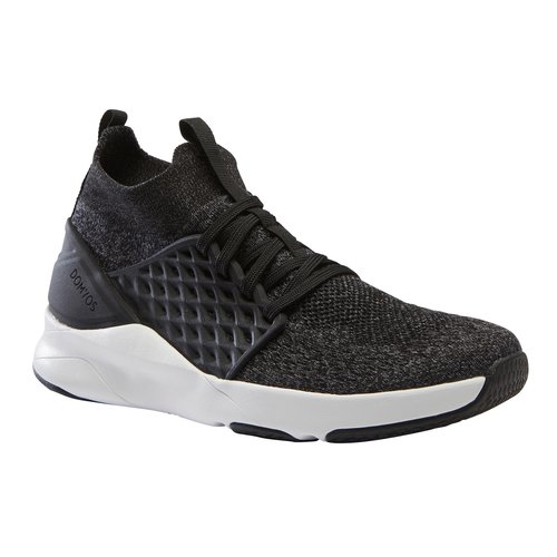 Domyos Fitnessschuhe 520, Sneaker Fitness Cardio Damen schwarz