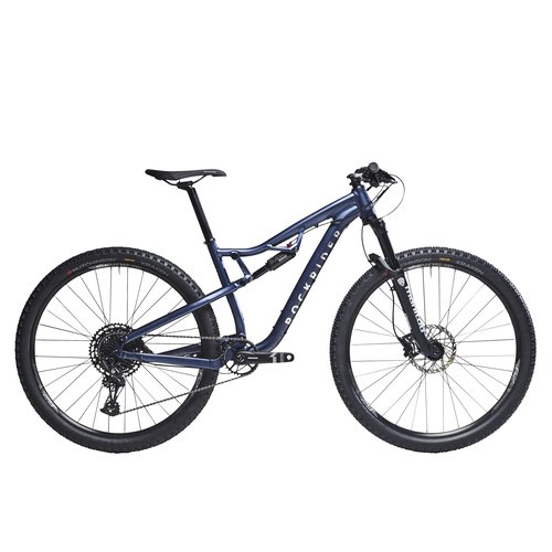 Rockrider Mountainbike Cross Country 29 Zoll Race 100 S Aluminiumrahmen blau