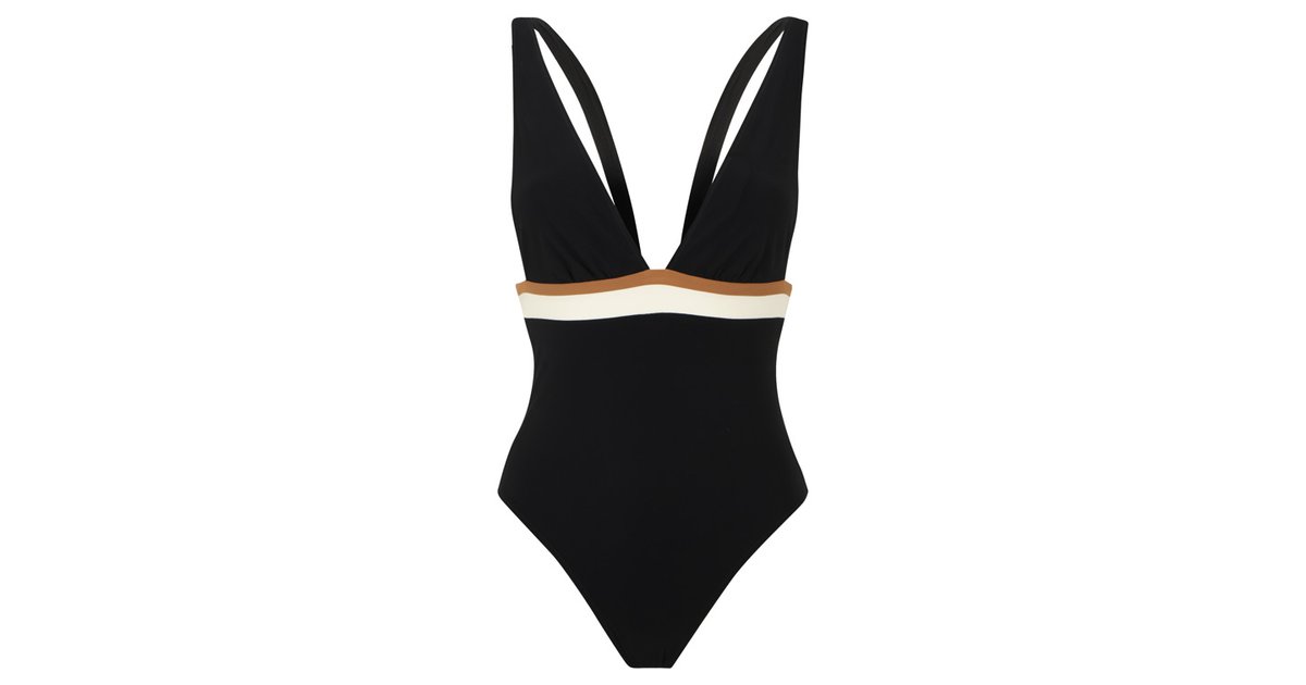 Bsotalines Umstandsbadeanzug - V-Ausschnitt Mit Hoher Taille Für Schwangere