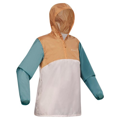Quechua Regenjacke Damen winddicht wasserabweisend - Raincut 1/2 Zip