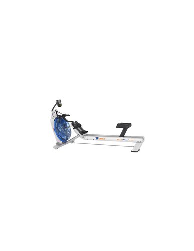 First Degree Fitness Vortex VX-2 Fluid Rower, silver metallic