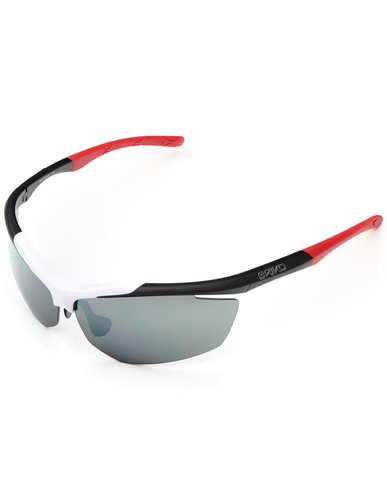 Briko Trident Photo, black-white-red, Bikebrille