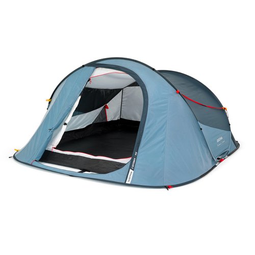 Quechua Wurfzelt 2 Seconds LTD Scout für 3 Personen braun/grün