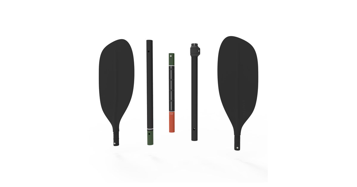 Itiwit Paddel Kajak/Packraft Carbon/Kunststoff zerlegbar verstellbar 5