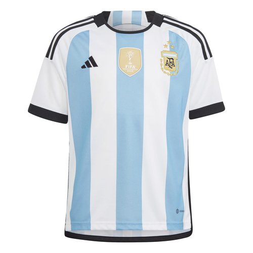 Adidas Kinder Fußball Trikot - Replica Argentinien 3 Sterne Weltmeister 2022