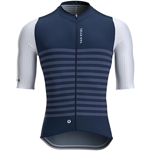 Van Rysel Herren Rennrad Radtrikot – Racer Pro weiss/blau