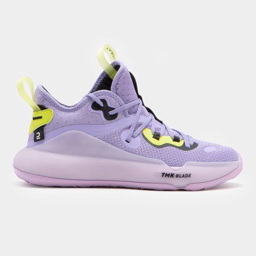 Tarmak Damen/Herren halbhohe Basketballschuhe - SE500 violett