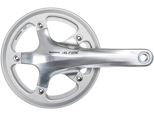 Shimano Alfine Kurbelgarnitur FC-S501 mit doppeltem Kettenschutzring