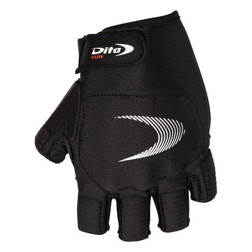 Dita Handschuh Hockey Jugendliche/Erwachsene 3/4-Finger mittlere Intensität - Xlite schwarz/weiss