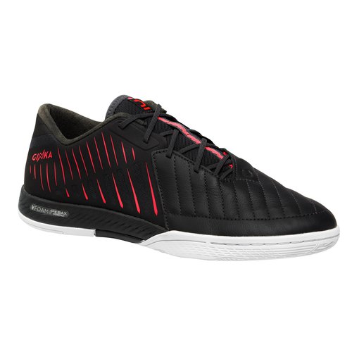 Kipsta Damen/Herren Fußball Hallenschuhe - Ginka Pro Futsal schwarz/rosa