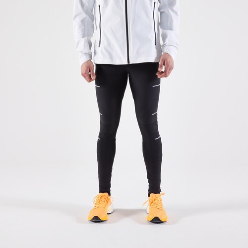 Kiprun Lauftights lang Herren wasserabweisend - Run 900 Rain schwarz